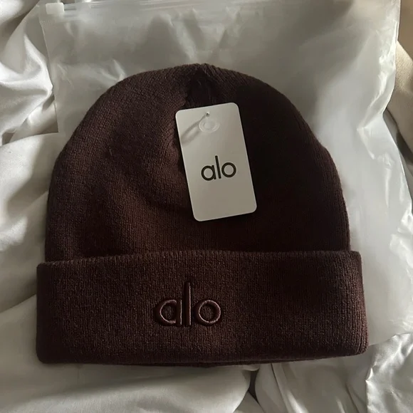 ALO Yoga espresso Knit Beanie - Picture 1 of 3
